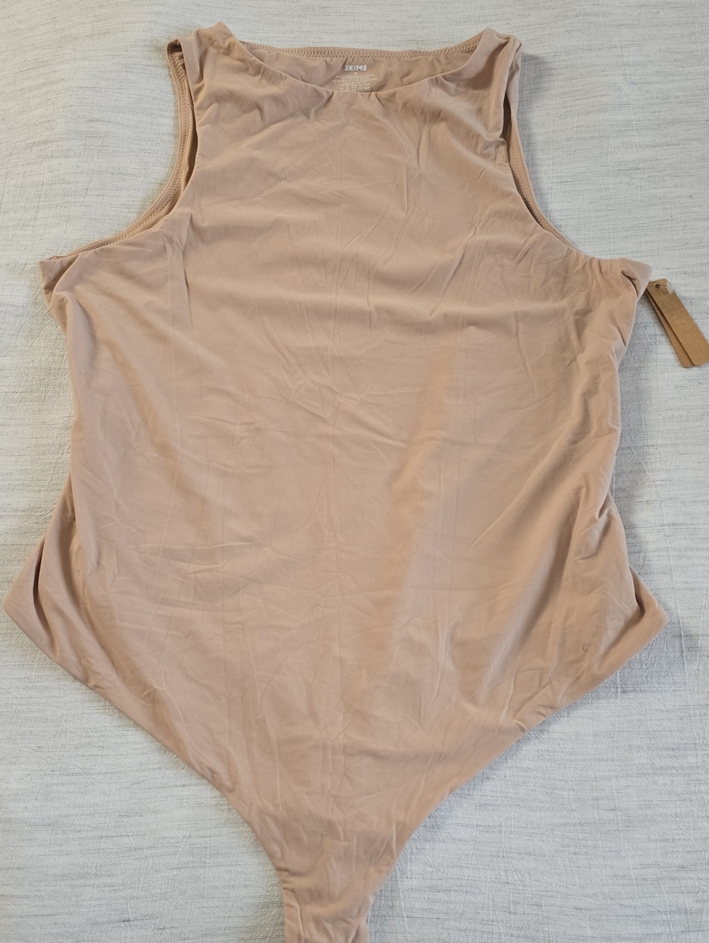 SKIMS Fits Everybody High Neck Bodysuit Size:4X Mica